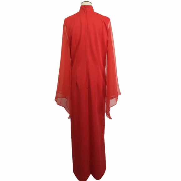 Alfred Shaheen Vintage Asian Inspired maxi dress - Picture 8 of 12